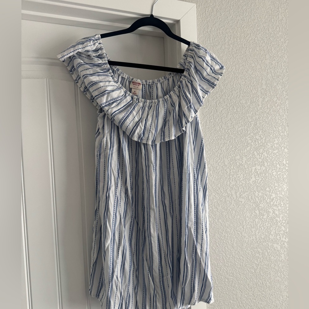 Off shoulder lightweight dress